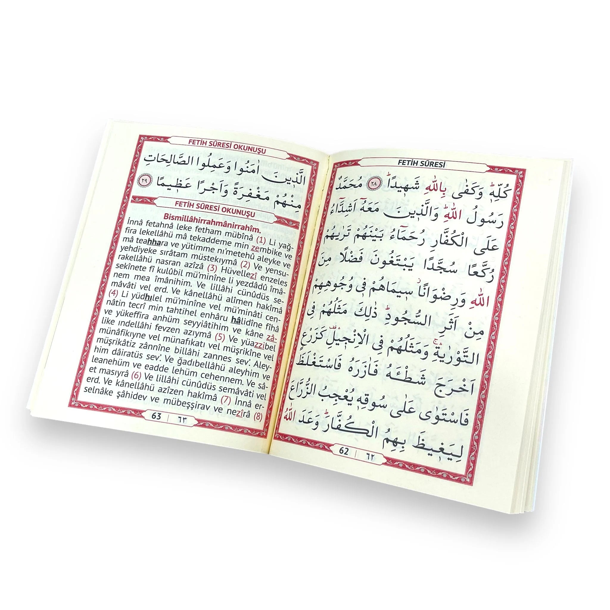 Hediyelik Yasin Kitabı ve Tesbih Seti Pembe